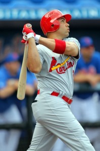 Carlos Beltran is playing like a first-round pick, but an injury will bring him back to the middle rounds any time now.