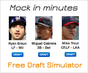Free Fantasy Baseball Draft Tools - Draft Simulator