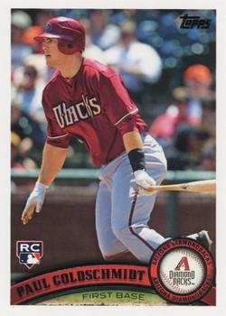 2011 Topps Paul Goldschmidt - Rookie Cards For Top 100 MLB Players