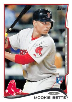 2014 Topps Mookie Betts - Rookie Cards For Top 100 MLB Players