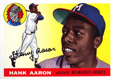 1955 Topps Henry Aaron - Best 2nd-Year Baseball Cards