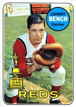 1969 Topps Johnny Bench- Best 2nd-Year Baseball Cards