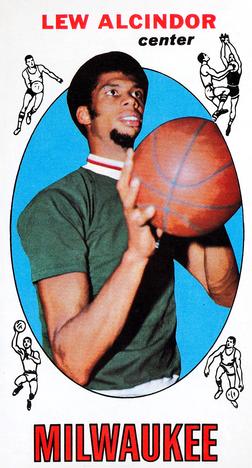 1969 Topps Lew Alcindor / Kareem Abdul-Jabbar Vintage Basketball Cards