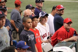 Red Sox fans at Tampa Bay