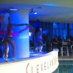 Dancing girls at Clevelander at Marlins Park