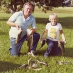 Don Gonos and David Gonos with some bass they caught at Lake Tohopakeliga