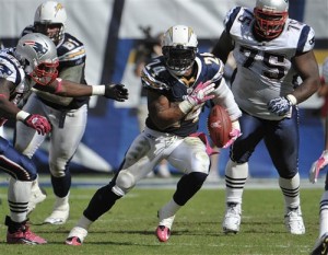 Ryan Mathews, RB, San Diego Chargers -- He's now a top-five Fantasy RB according to some.
