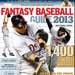 Fantasy Baseball Guide 2013, Fantasy Baseball Magazine