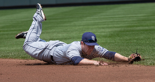 Jedd Gyorko can provide power that few other players can rival at the keystone. Photo by: Keith Allison