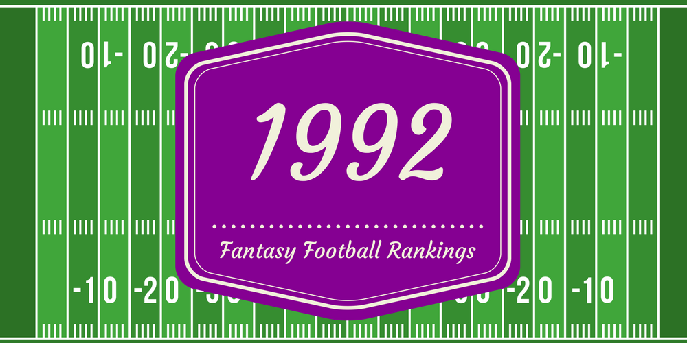 1992 Fantasy Football Rankings Cover-2