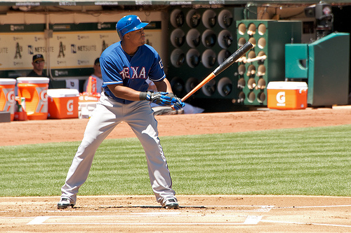 Adrian Beltre at bat