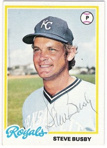 1978 Topps, Steve Busby, Kansas City Royals