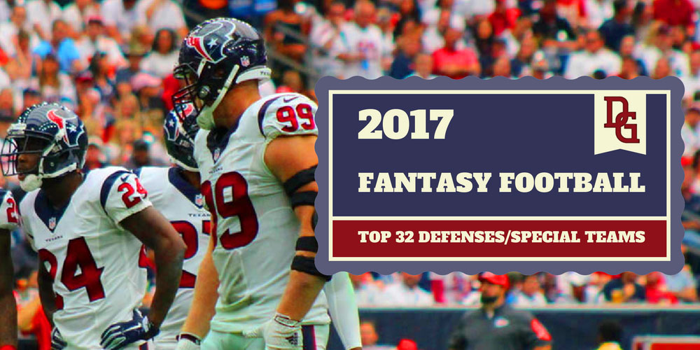 Victor Araiza 2017 Fantasy Football Defense Rankings