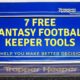 Free Fantasy Football Keeper Tools