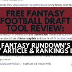 Top Fantasy Football Links Rankings Fantasy Rundown