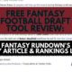 Top Fantasy Football Links Rankings Fantasy Rundown