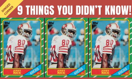 9 Things You Didn't Know 1986 Topps Jerry Rice Rookie Card