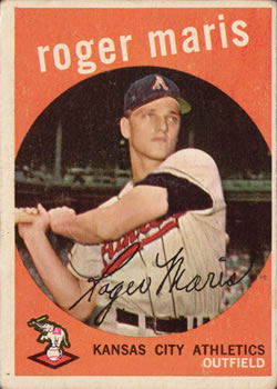 1959 Topps Roger Maris - Best 2nd-Year Baseball Cards