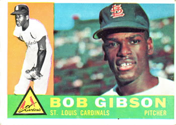 1960 Topps Bob Gibson - Best 2nd-Year Baseball Cards
