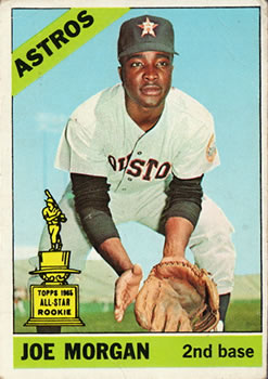 1966 Topps Joe Morgan - Best 2nd-Year Baseball Cards