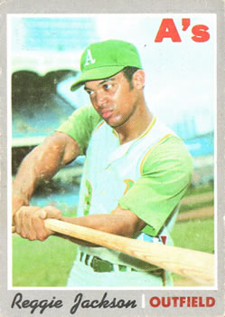 1970 Topps Reggie Jackson - Best 2nd-Year Baseball Cards