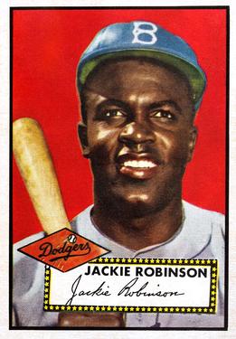 Jackie Robinson - 10 Best Baseball Cards From 1952 Topps Baseball