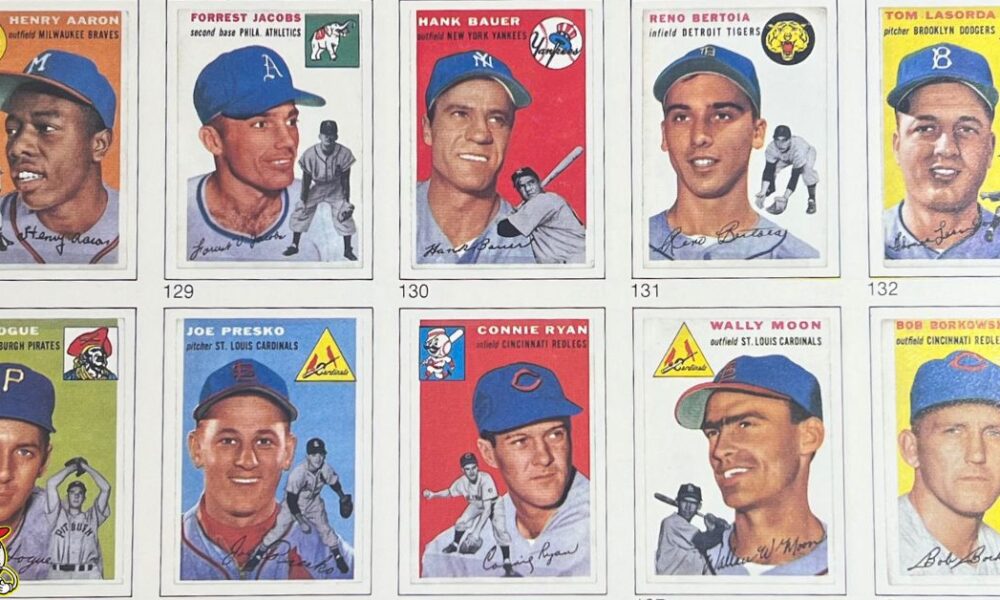 1954 Topps Baseball Top 10 Cards Website 2