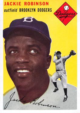 1954 Topps Baseball Jackie Robinson