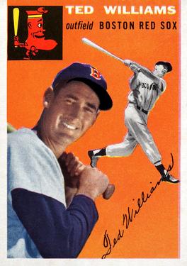 1954 Topps Baseball Ted Williams