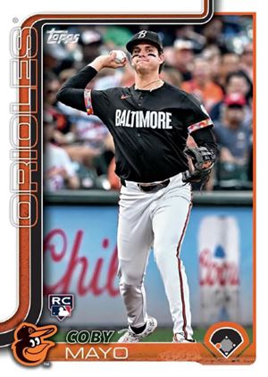 Best Rookie Cards From 2025 Topps Series 1 Coby Mayo