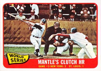 1965 Topps Mantle’s Clutch HR #134 - Mickey Mantle Cards