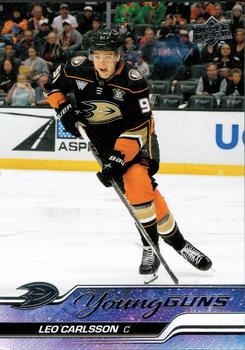2023-24 Upper Deck Series 2 Leo Carlsson Young Guns