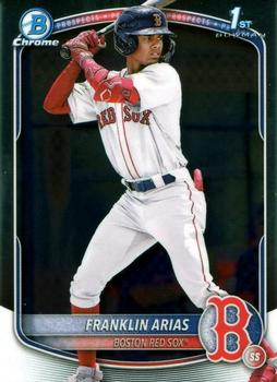2025 Bowman Chrome Franklin Arias - best 2025 Bowman Baseball Prospects