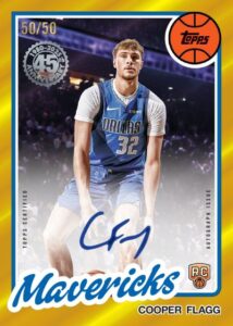 Best 2025 Topps Basketball Rookie Cards - Cooper Flagg