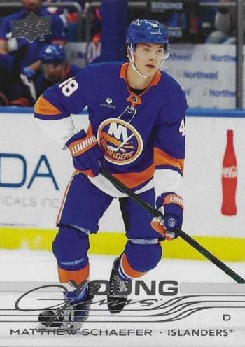 Best Hockey Rookie Cards - 2025 Upper Deck Matthew Schaefer Young Guns