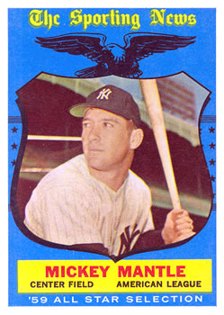 1959 Topps Mickey Mantle All-Star