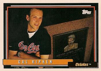 1992 Topps Cal Ripken Jr, #40 - 9 Things You Didn't Know