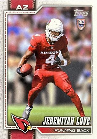 2026 Topps Jeremiyah Love